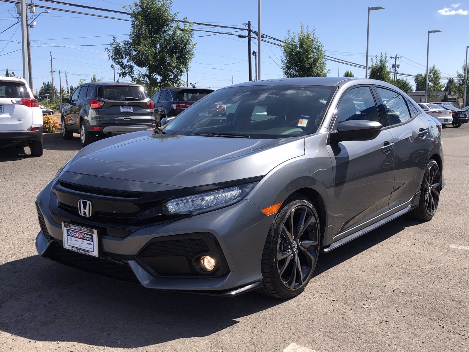 Pre Owned 2018 Honda Civic Hatchback Sport Touring With Navigation 3764